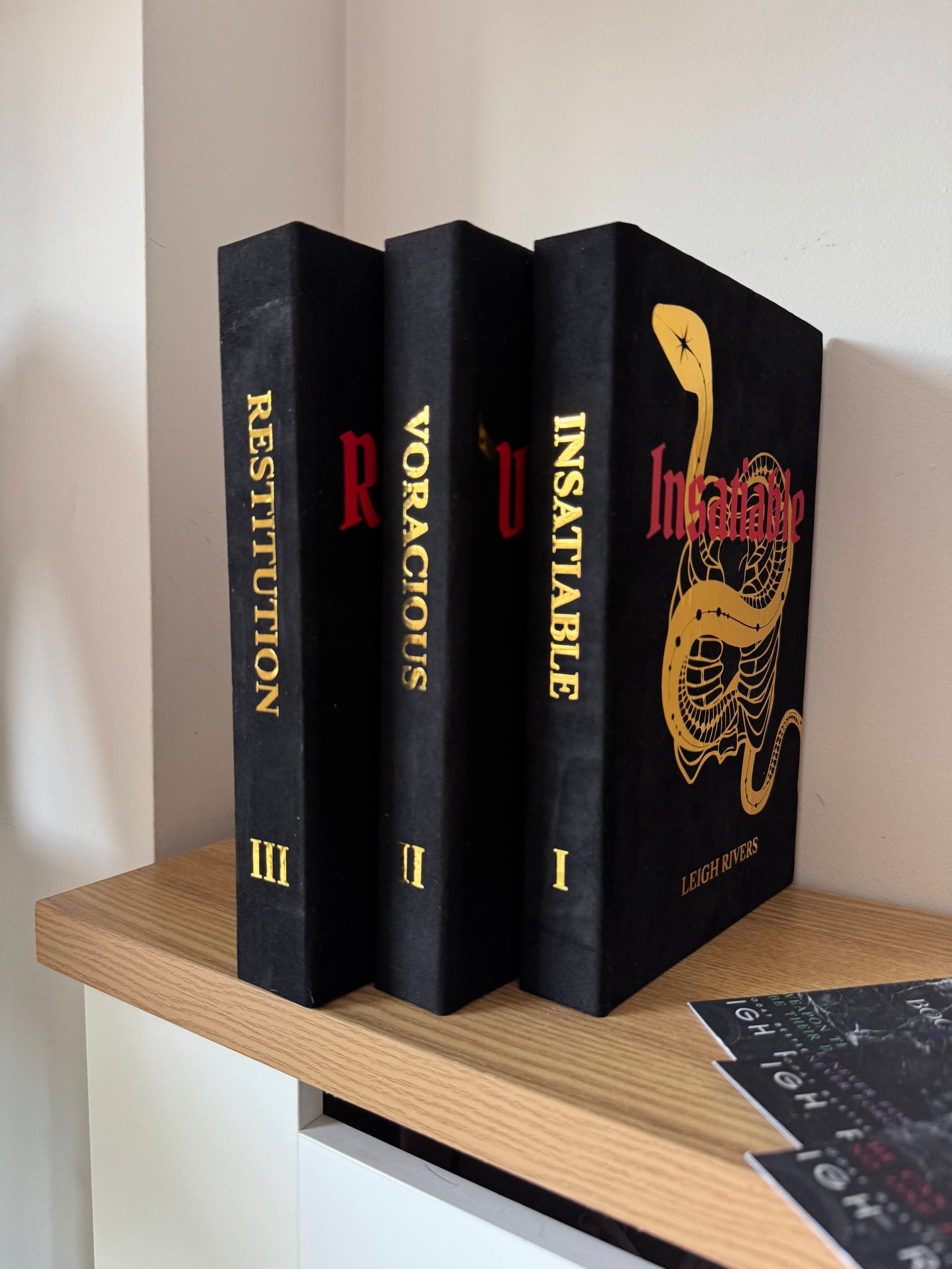 Edge of Darkness Trilogy — Hand-Rebound Hardcover Set