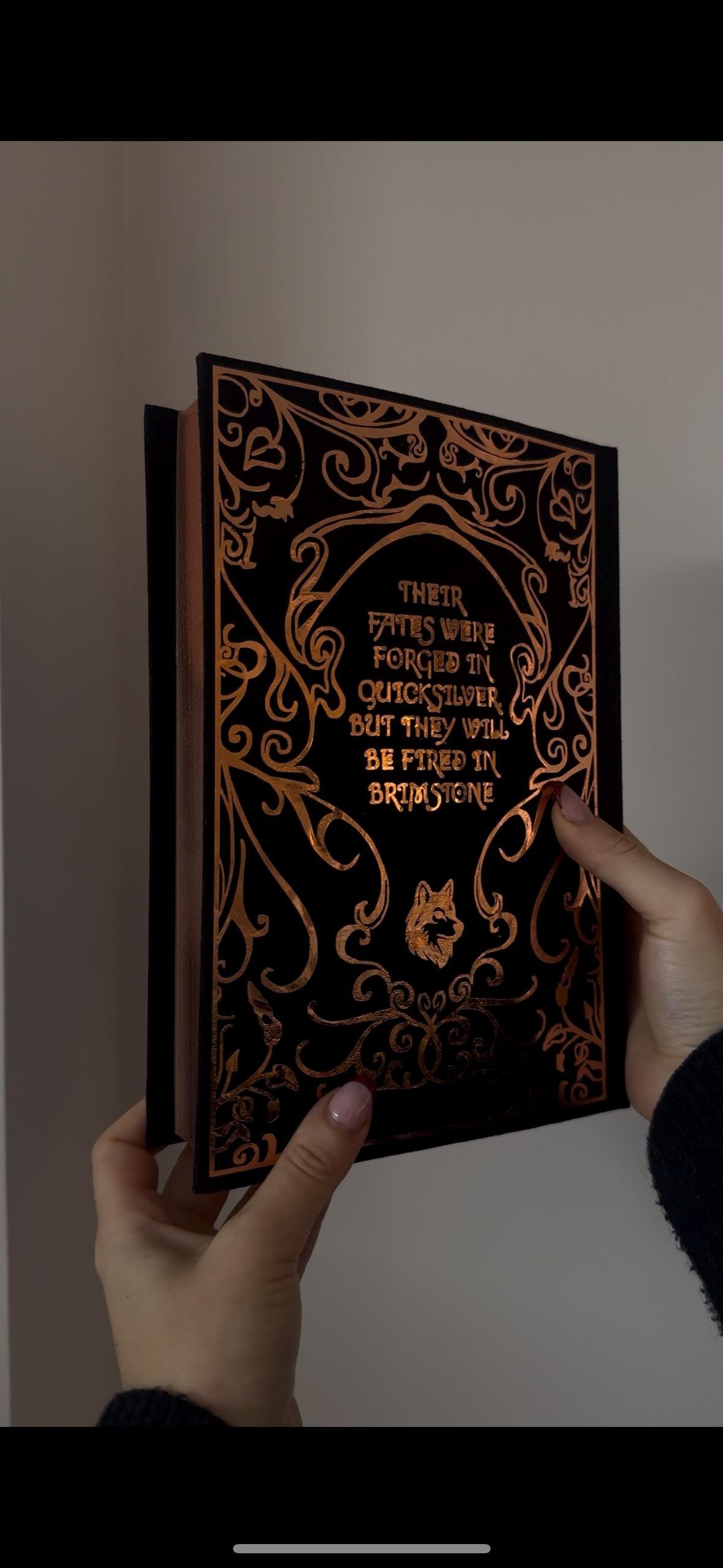 Quicksilver and Brimstone — Hand-Rebound Hardcover Set