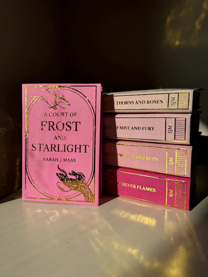 A Court of Thorns and Roses — Hand-Rebound Hardcover Set