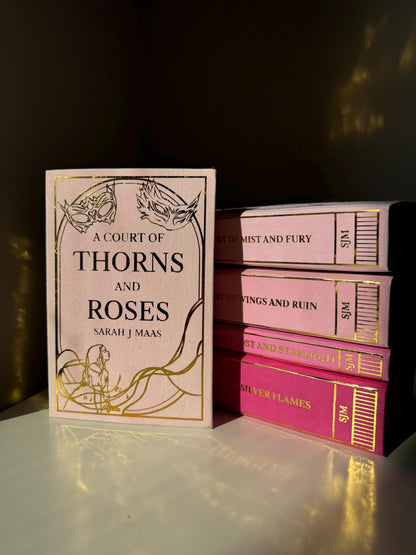 A Court of Thorns and Roses — Hand-Rebound Hardcover Set