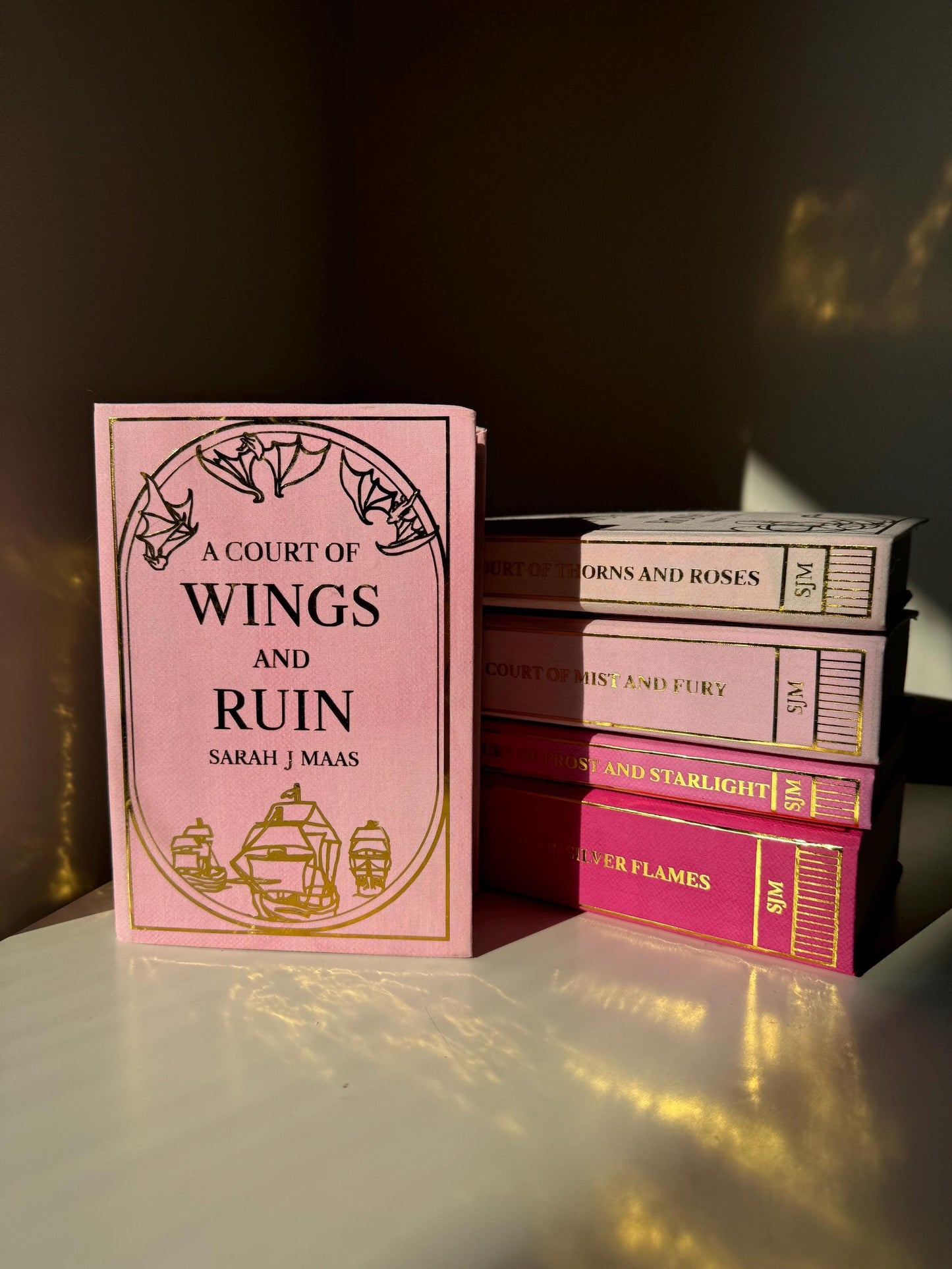 A Court of Thorns and Roses — Hand-Rebound Hardcover Set