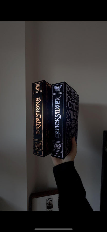 Quicksilver and Brimstone — Hand-Rebound Hardcover Set