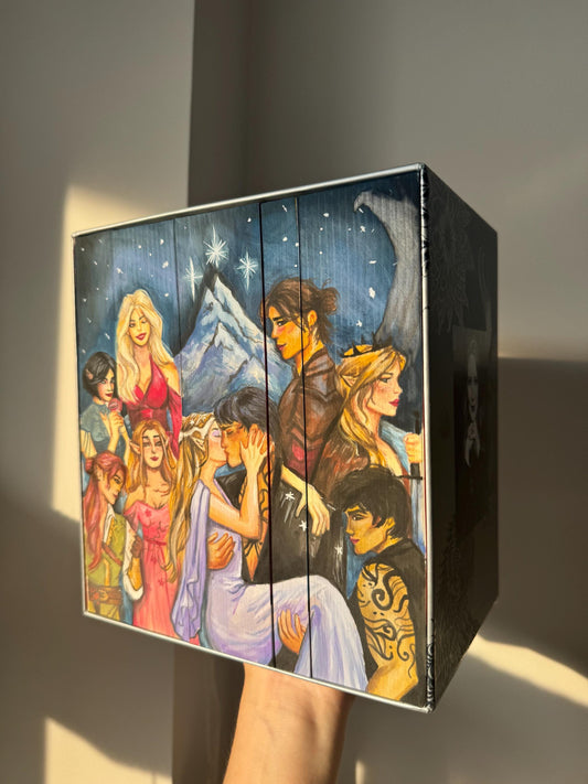 A Court of Thorns and Roses — Hand Painted Fore-Edge Set