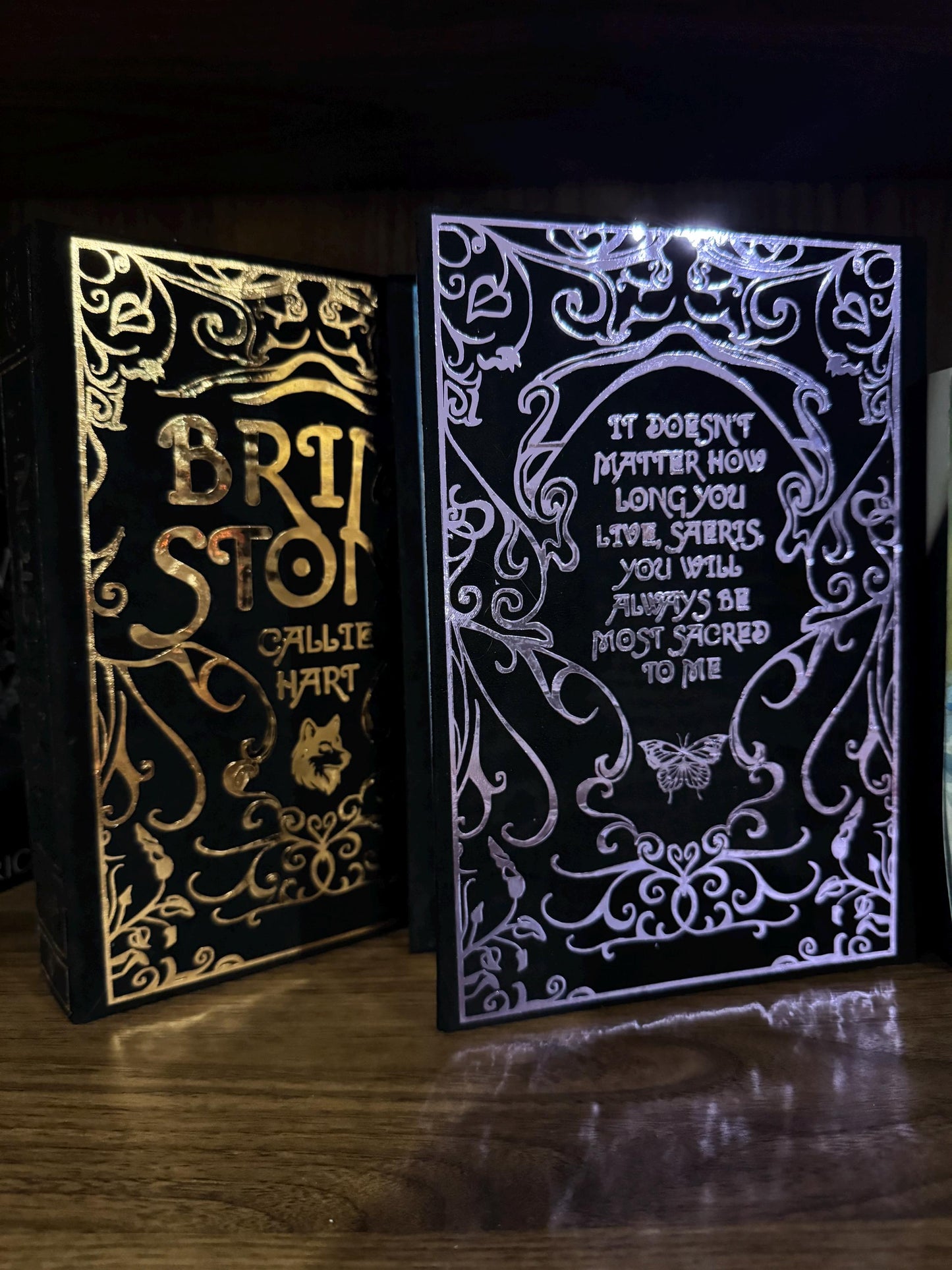 Quicksilver and Brimstone — Hand-Rebound Hardcover Set