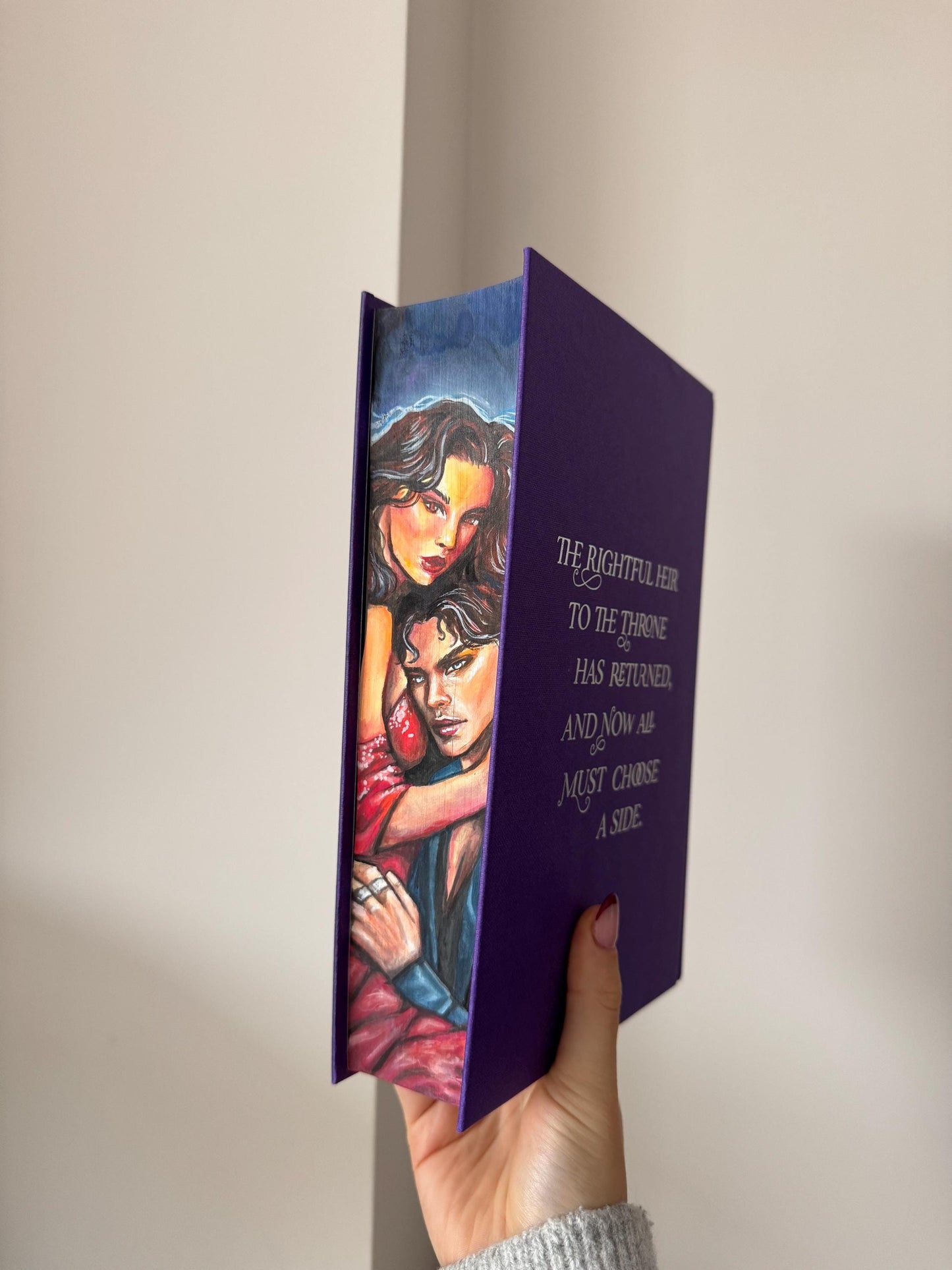 The Wrath of the Fallen — Hand Painted Fore-Edge Set