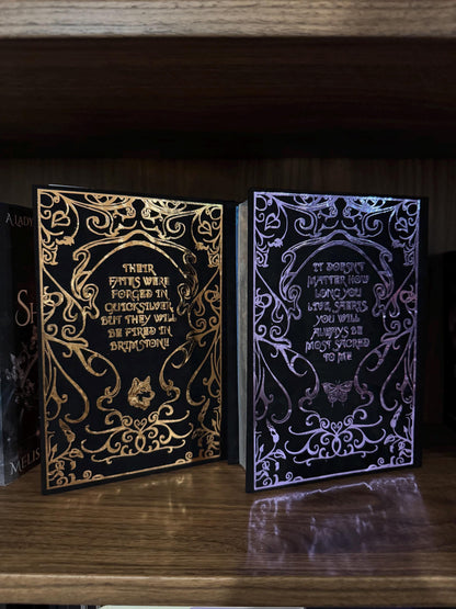 Quicksilver and Brimstone — Hand-Rebound Hardcover Set