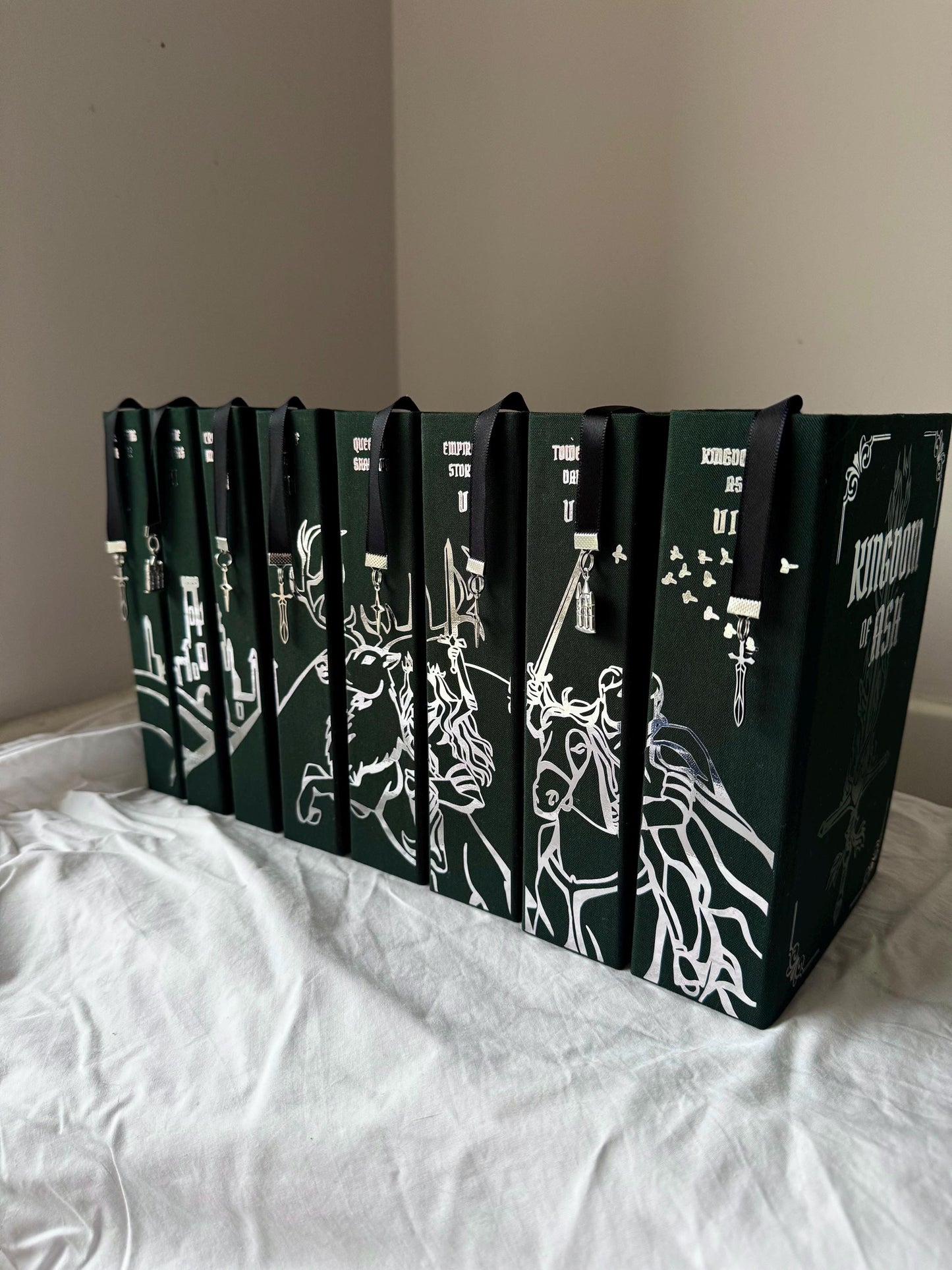 Throne of Glass — Hand-Rebound Hardcover Set