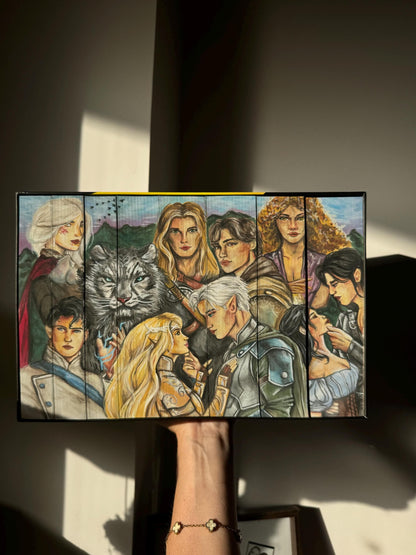 Throne of Glass — Hand Painted Fore-Edge Set