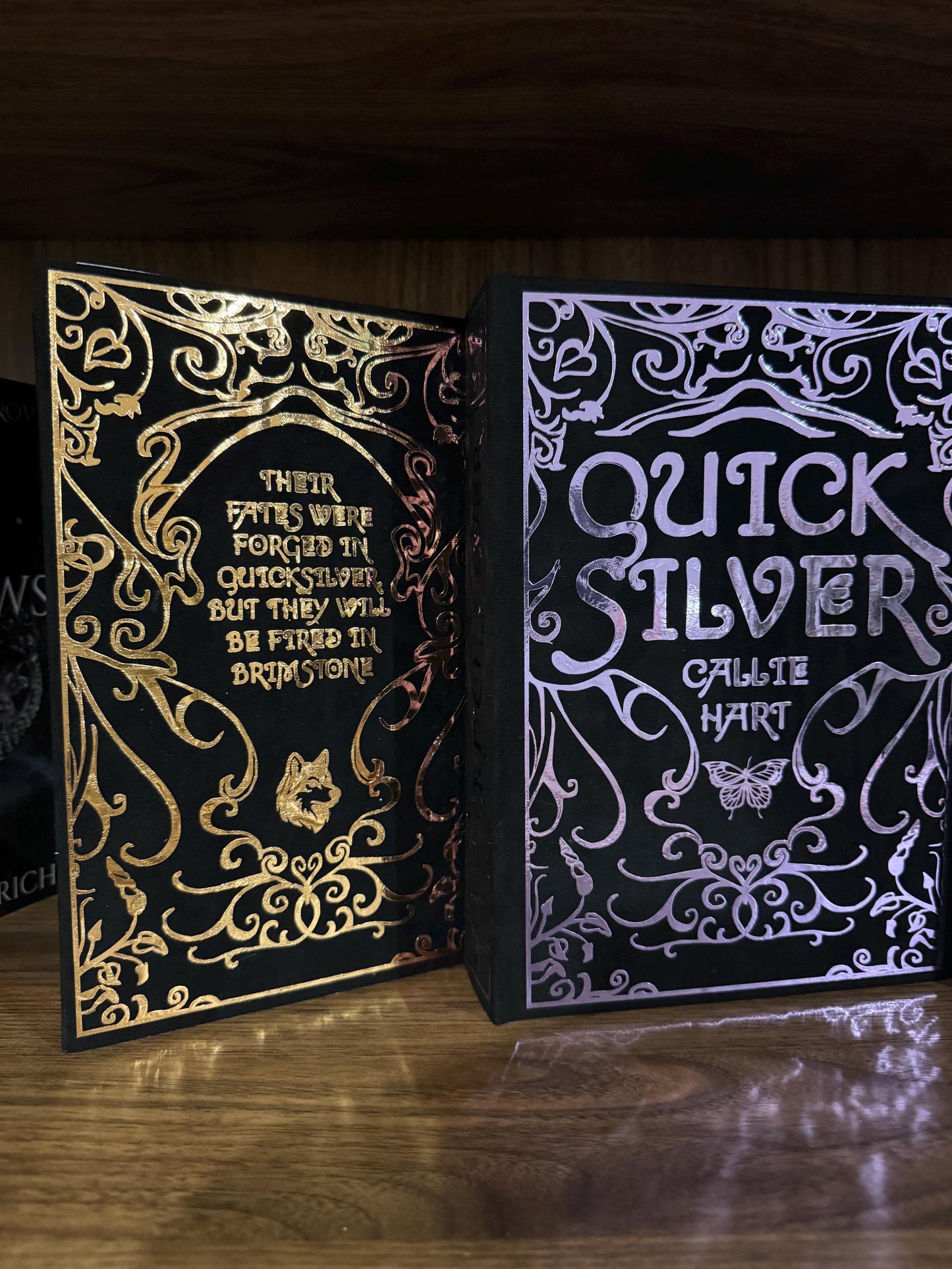 Quicksilver and Brimstone — Hand-Rebound Hardcover Set