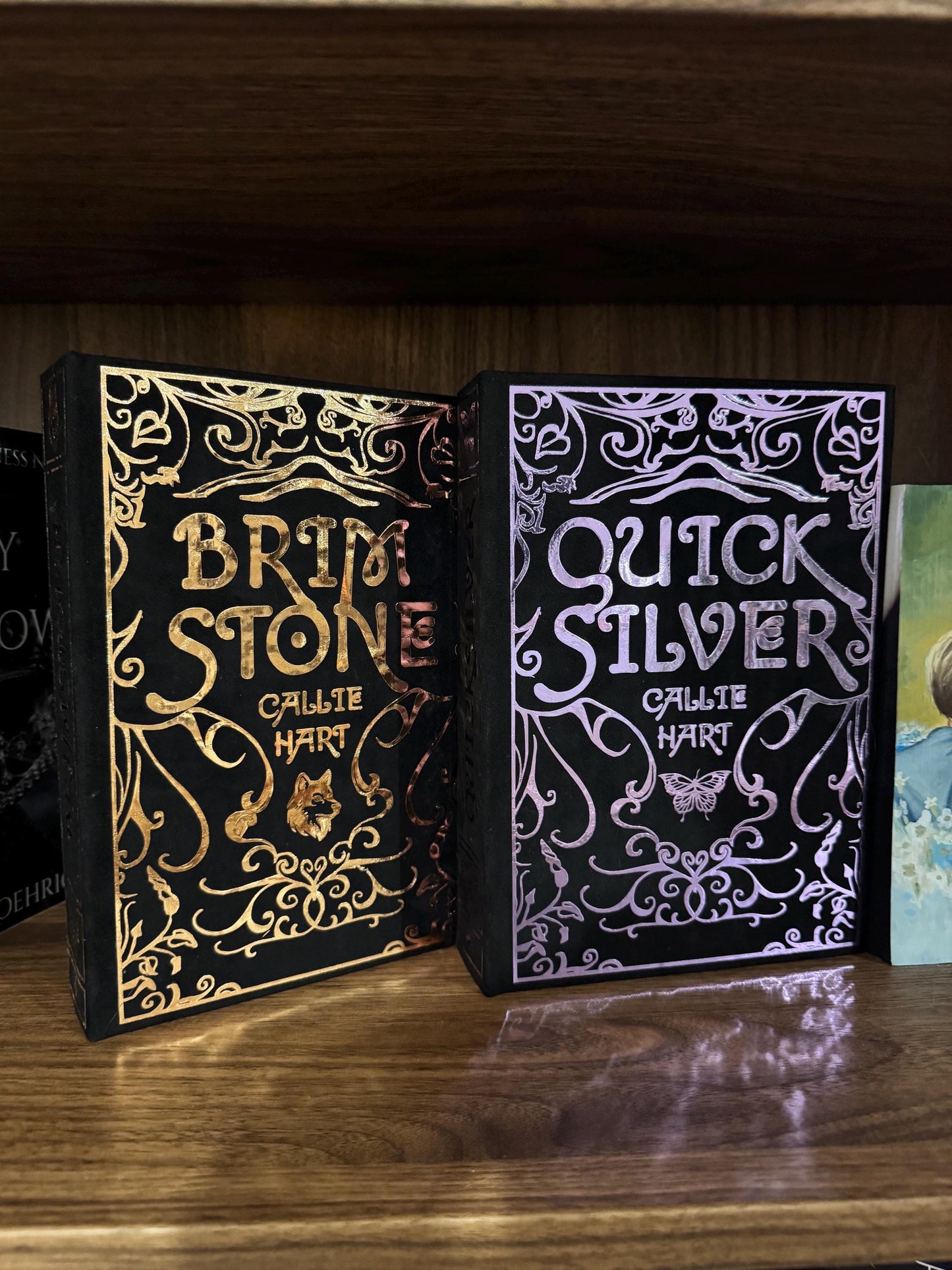 Quicksilver and Brimstone — Hand-Rebound Hardcover Set